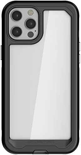 Ghostek Atomik İnce Koruyucu Alüminyum Tamponlu iPhone 12 Mini Kılıf için Tasarlandı Süper Güçlü Hafif Askeri Sınıf Alaşımdan