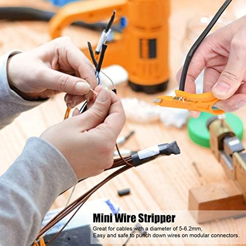 El Crimper, Profesyonel Elektrikçiler için Fabrika için Elektrikçi için Çeşitli Veri Hatları için Tel Stripper Sarı