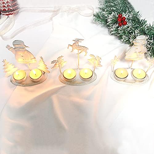 Gaxi Noel Vintage Süs Mumluk Yaratıcı Mumluk Süsler Noel Malzemeleri Süslemeleri