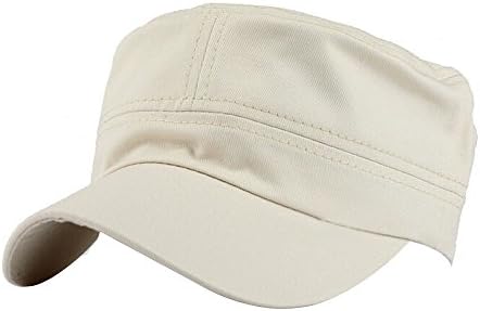 Unisex Düz Üst Kap Katı Pamuk Askeri Harbiyeli Kap beyzbol şapkası Golf Şapka Erkekler Kadınlar Gençler için Ayarlanabilir Kayış