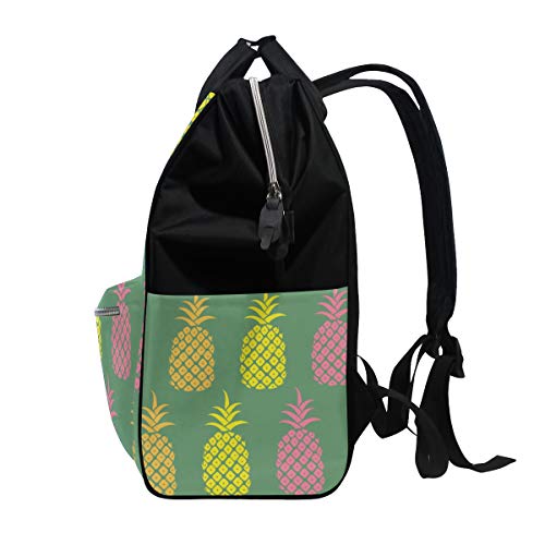 Bebek bezi çantaları sırt çantaları mumya sırt çantası ile sorunsuz ananas seyahat Laptop sırt çantası