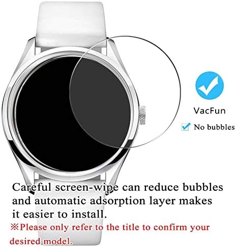 [3 Paket] Synvy Temperli Cam Ekran Koruyucu, TUDOR ile Uyumlu 12710SIW / 12710SI3DW 9 H Film Smartwatch akıllı saat Koruyucular