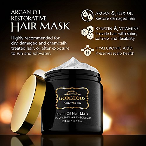 Güzellik Muhteşem Argan Yağı Şampuan, yağ ve Maske Seti Saç Bakımı Yeni Hediye