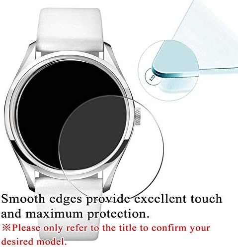 [3 Paket] Synvy Temperli Cam Ekran Koruyucu, KOMONO buz izle KOM-W2781 ile Uyumlu 9 H Film Smartwatch akıllı Saat Koruyucular